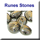 Engraved Runes stones in a variety of crystals and gemstones