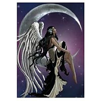 Star Gazer Angel Greetings Card (Blank)