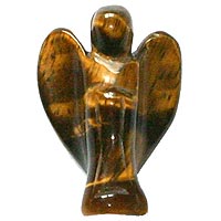 Gold Tiger's Eye Angel, 45mm