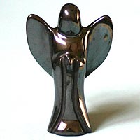 Hematite Angel, 30mm