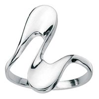 Sterling Silver Wave Ring