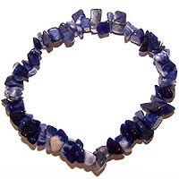 Sodalite Crystal Power Chip Bracelet