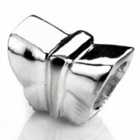 Sterling Silver Charm Bead - Butterfly