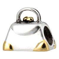 Sterling Silver Handbag Charm Bead