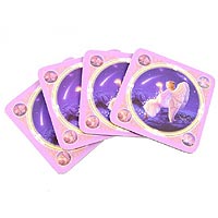 Angel Drinks Coasters [Set of 4]