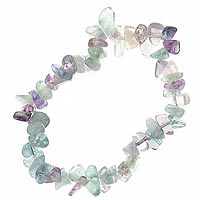 Fluorite Crystal Power Chip Bracelet