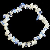 Opalite Crystal Power Chip Bracelet