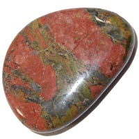 Unakite Thumb Stone