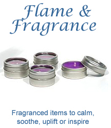 Fragranced items to calm, soothe, uplift or inspire
