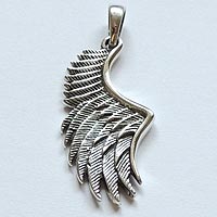 Sterling Silver Angel Wing Pendant