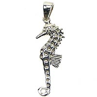 Sterling Silver Seahorse Pendant