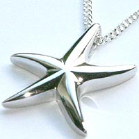Sterling Silver Starfish Pendant