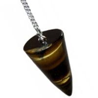 Gold Tigers Eye Dowsing Pendulum