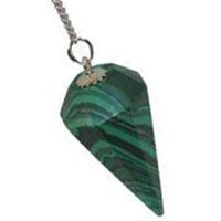 Malachite Dowsing Pendulum