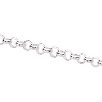 16-17 inch Sterling Silver Belcher Chain, adjustable