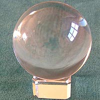 Crystal Ball & Stand, 6cm