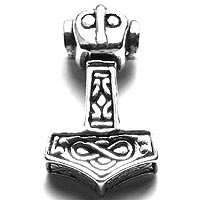 Sterling Silver Thor's Hammer Pendant