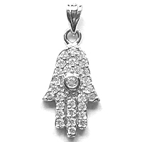 Sterling Silver Hamsa Pendant