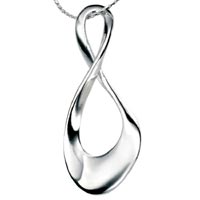 Sterling Silver Infinity Pendant
