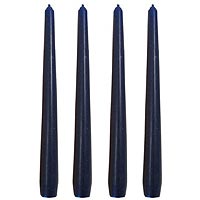 Dark Blue Taper Candles x4