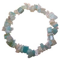 Crystal Power Chip Bracelet - Amazonite