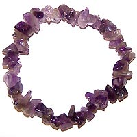 Amethyst Chip Bracelet