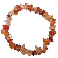 Carnelian Chip Bracelet