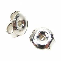 Sterling Silver Stud Earring Butterfly Backs (Pair)