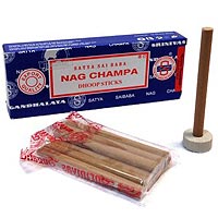 Nag Champa Incense Cones & Holder [2 Packs]