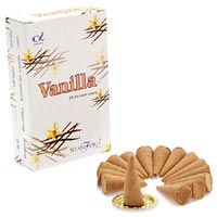 Vanilla Incense Cones & Holder [2 Packs]