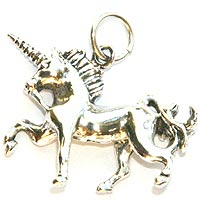 Sterling Silver Unicorn Pendant