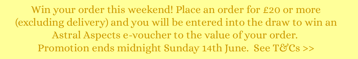 Have the chance to win your order this weekend