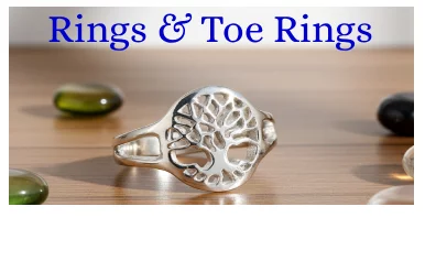 Shop our Rings, Toe Rings and Anklets