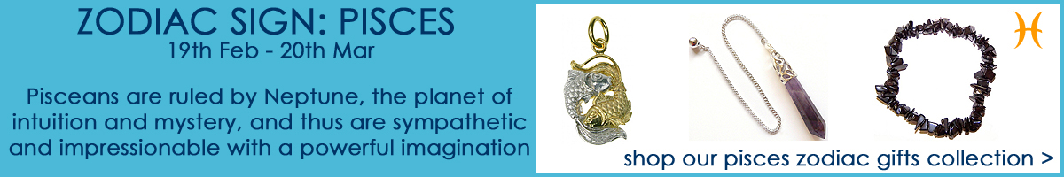 Shop our Pisces Zodiac Sign Jewellery & Gifts Collection
