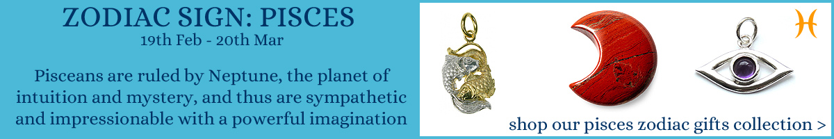 Shop our Pisces Zodiac Sign Jewellery & Gifts Collection