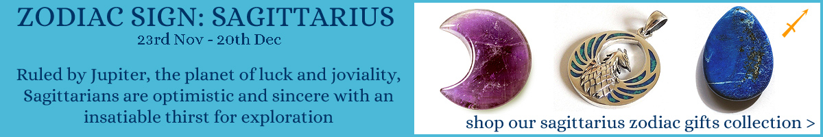 Shop our Sagittarius Zodiac Sign Jewellery & Gifts Collection