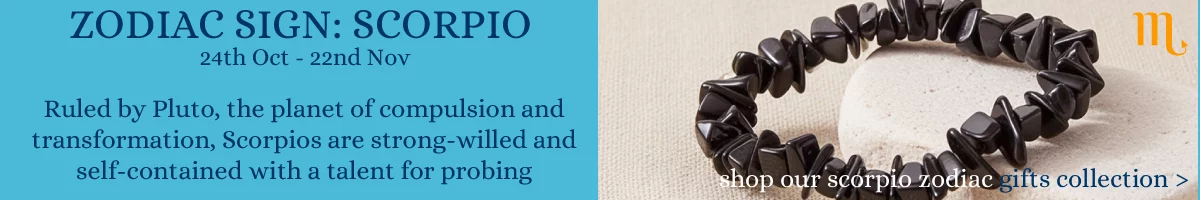 Shop our Scorpio Zodiac Sign Jewellery & Gifts Collection