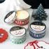 Festive Scented Nutcracker Tin Candles [Set of 3]