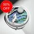 Moon Gazing Hare Paua Shell and Mother of Pearl Pill/Trinket Box [Sale]