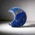 Lapis Lazuli Crystal Crescent Moon