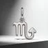 Sterling Silver Zodiac Pendant/Charm Scorpio