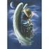 Angel On A Pedestal Blank Greetings Card