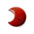 Red Jasper Crystal Crescent Moon