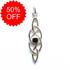 Sterling Silver Black Onyx Celtic Knot Pendant [Sale]