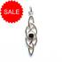 Sterling Silver Black Onyx Celtic Knot Pendant [Sale]