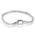 Silver Plated Charm Bead Bracelet 20cm