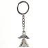 White Frosted Angel Keyring