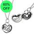 Sterling Silver Love Heart Locket Necklace [Sale]
