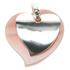 Sterling Silver Mother of Pearl Two Hearts Pendant