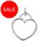 Sterling Silver One Love Heart Pendant [Sale]